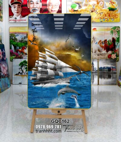 Tranh Thuận Buồm Xuôi Gió GQC162
