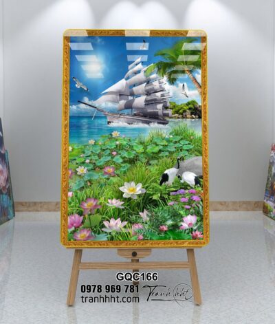 Tranh Thuận Buồm Xuôi Gió GQC166