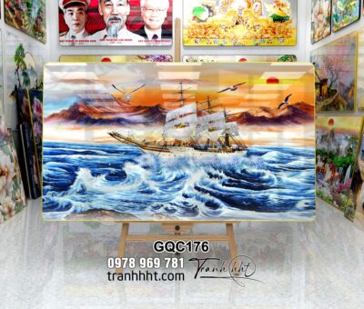 Tranh Thuận Buồm Xuôi Gió GQC176