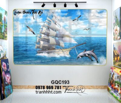 Tranh Thuận Buồm Xuôi Gió GQC193