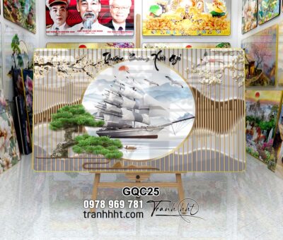 Tranh Thuận Buồm Xuôi Gió GQC25
