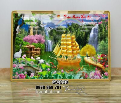 Tranh Thuận Buồm Xuôi Gió GQC30
