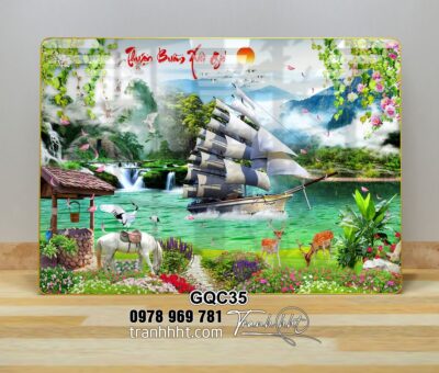 Tranh Thuận Buồm Xuôi Gió GQC35