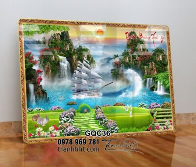 Tranh Thuận Buồm Xuôi Gió GQC36