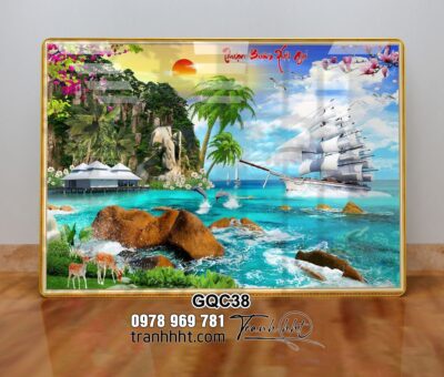 Tranh Thuận Buồm Xuôi Gió GQC38