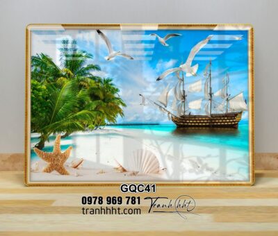 Tranh Thuận Buồm Xuôi Gió GQC41