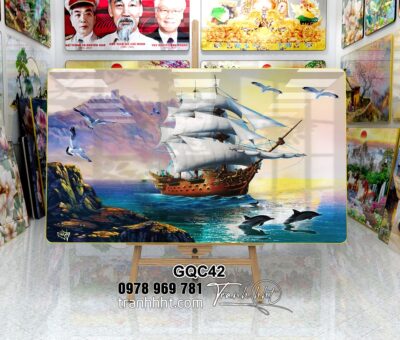 Tranh Thuận Buồm Xuôi Gió GQC42