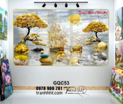 Tranh Thuận Buồm Xuôi Gió GQC53