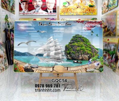 Tranh Thuận Buồm Xuôi Gió GQC54