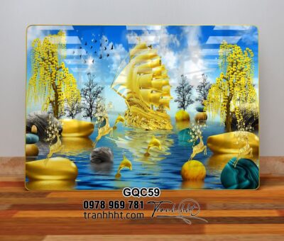 Tranh Thuận Buồm Xuôi Gió GQC59