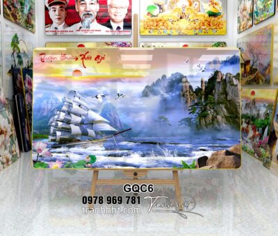 Tranh Thuận Buồm Xuôi Gió GQC6