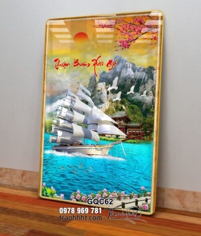 Tranh Thuận Buồm Xuôi Gió GQC62