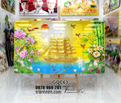 Tranh Thuận Buồm Xuôi Gió GQC63