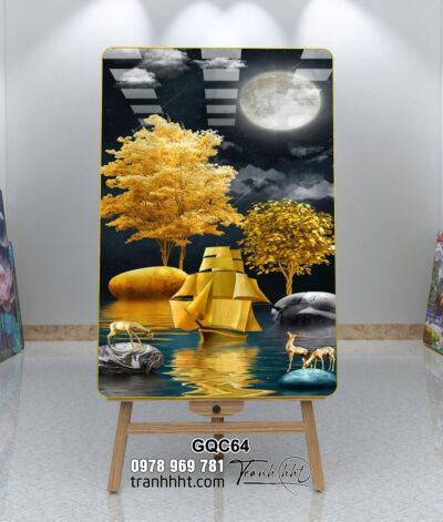 Tranh Thuận Buồm Xuôi Gió GQC64