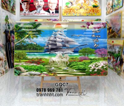 Tranh Thuận Buồm Xuôi Gió GQC7