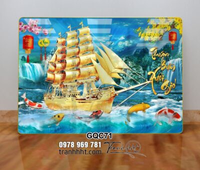 Tranh Thuận Buồm Xuôi Gió GQC71