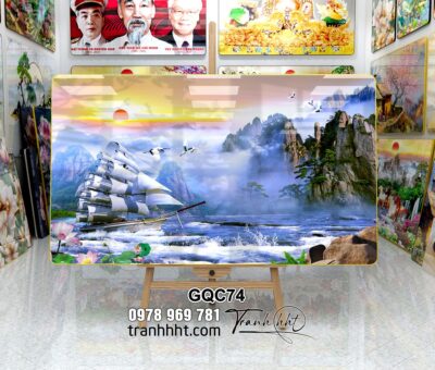 Tranh Thuận Buồm Xuôi Gió GQC74