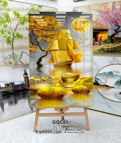 Tranh Thuận Buồm Xuôi Gió GQC80