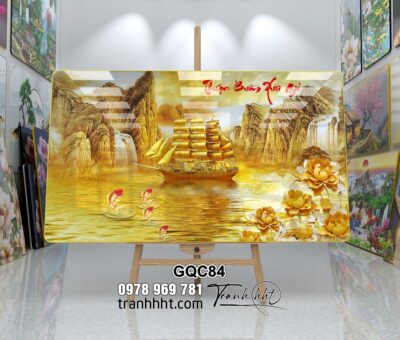 Tranh Thuận Buồm Xuôi Gió GQC84