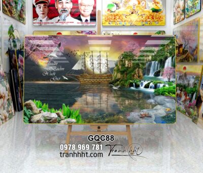 Tranh Thuận Buồm Xuôi Gió GQC88