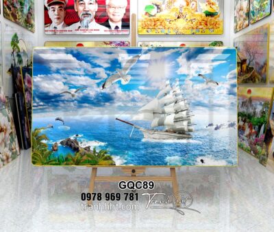 Tranh Thuận Buồm Xuôi Gió GQC89