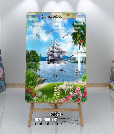 Tranh Thuận Buồm Xuôi Gió GQC9
