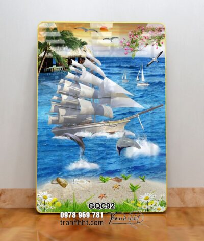 Tranh Thuận Buồm Xuôi Gió GQC92