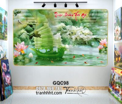 Tranh Thuận Buồm Xuôi Gió GQC98