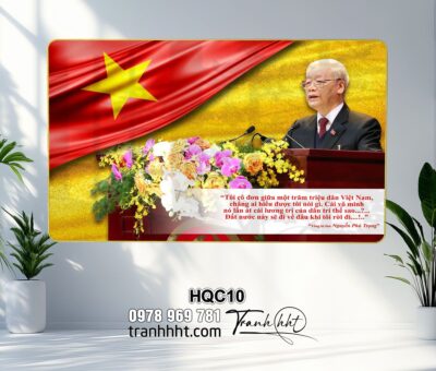 Tranh Bác Hồ Bác Giáp Bác Trọng HQC10