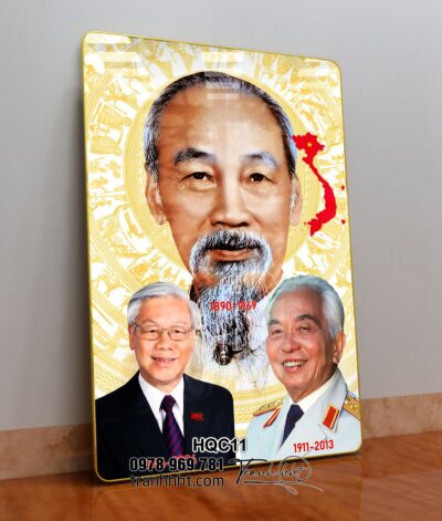 Tranh Bác Hồ Bác Giáp Bác Trọng HQC11