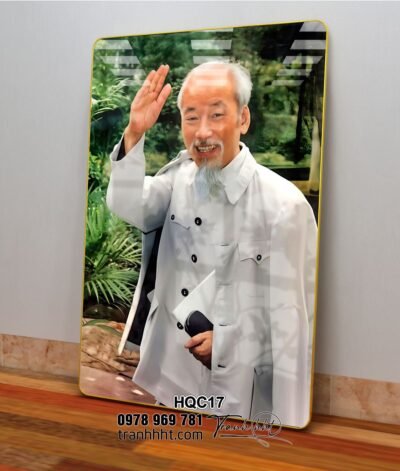 Tranh Bác Hồ Bác Giáp Bác Trọng HQC17