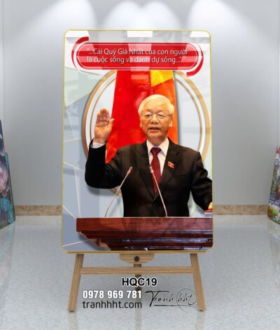 Tranh Bác Hồ Bác Giáp Bác Trọng HQC19