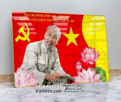 Tranh Bác Hồ Bác Giáp Bác Trọng HQC2