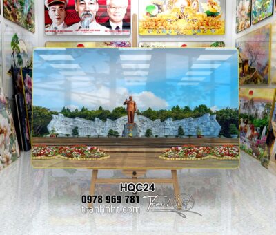 Tranh Bác Hồ Bác Giáp Bác Trọng HQC24