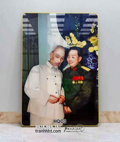 Tranh Bác Hồ Bác Giáp Bác Trọng HQC3