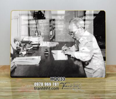 Tranh Bác Hồ Bác Giáp Bác Trọng HQC33