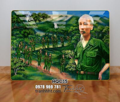 Tranh Bác Hồ Bác Giáp Bác Trọng HQC35