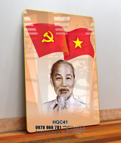Tranh Bác Hồ Bác Giáp Bác Trọng HQC41