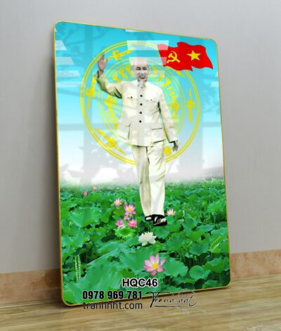 Tranh Bác Hồ Bác Giáp Bác Trọng HQC46