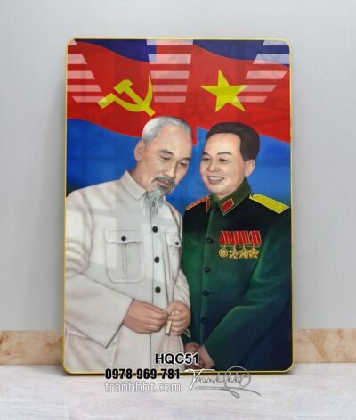 Tranh Bác Hồ Bác Giáp Bác Trọng HQC51