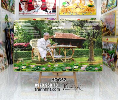 Tranh Bác Hồ Bác Giáp Bác Trọng HQC52