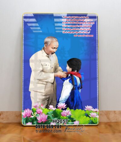 Tranh Bác Hồ Bác Giáp Bác Trọng HQC57