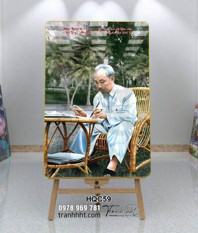 Tranh Bác Hồ Bác Giáp Bác Trọng HQC59