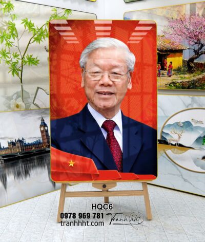 Tranh Bác Hồ Bác Giáp Bác Trọng HQC6