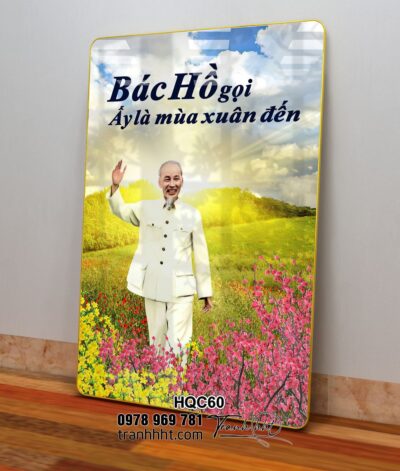 Tranh Bác Hồ Bác Giáp Bác Trọng HQC60