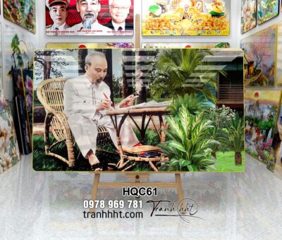 Tranh Bác Hồ Bác Giáp Bác Trọng HQC61