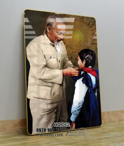 Tranh Bác Hồ Bác Giáp Bác Trọng HQC62