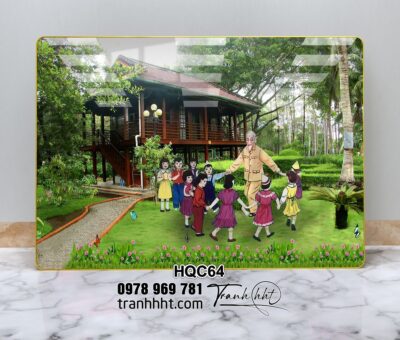 Tranh Bác Hồ Bác Giáp Bác Trọng HQC64