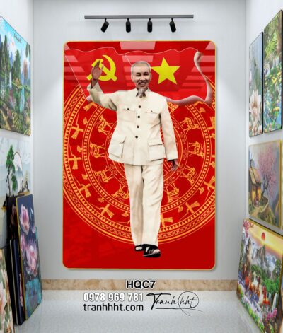 Tranh Bác Hồ Bác Giáp Bác Trọng HQC7