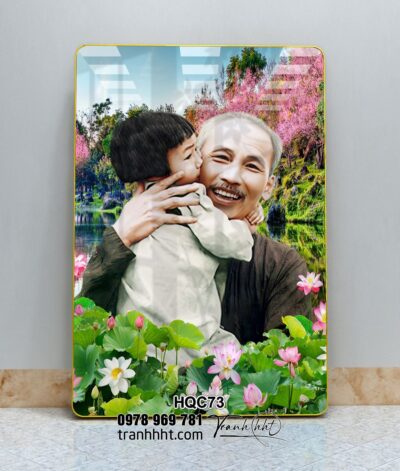 Tranh Bác Hồ Bác Giáp Bác Trọng HQC73